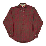 Tommy Hilfiger Checked Shirt - Large Green Cotton