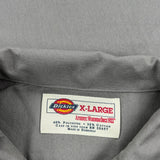 Dickies Shirt - XL Gray Polyester Blend