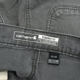 Carhartt Trousers - 32W 30L Grey Cotton