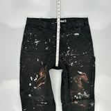 Carhartt Double Knee Carpenter Trousers - 35W 32L Black Cotton