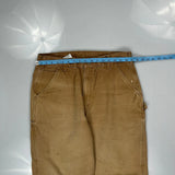 Carhartt Carpenter Trousers - 34W 32L Brown Cotton
