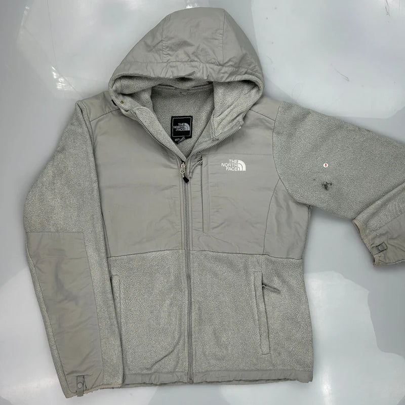 Denali The North Face Fleece Jacket - Large Grey Polyester