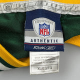 Green Bay Packers Reebok Nfl Football Jersey - XL Yellow Polyester