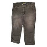 Carhartt Trousers - 38W 30L Grey Cotton