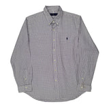 Ralph Lauren Checked Shirt - XL Purple Cotton