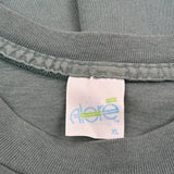 Single Stitch Wyoming Alore Graphic T-Shirt - XL Green Cotton