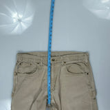 Carhartt Carpenter Trousers - 36W 30L Khaki Cotton