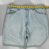 Orange Tab 550, Relaxed Fit Levis Denim Shorts - 36W 9L Light Wash Denim
