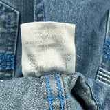 Qruel Denim Shorts - 34W 12L Blue Cotton