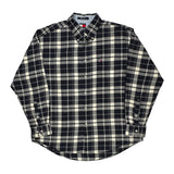 Tommy Hilfiger Checked Shirt - XL Black & White Cotton