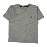 Age 8-10 Carhartt T-Shirt - Small Gray Cotton