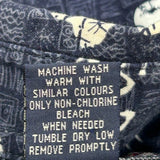 Quality Clothing Hawaiian Shirt - Medium Navy Cotton