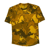 Adidas Camo Football Shirt - Small Yellow Polyester