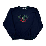 Disney Mickey & Co. Sweatshirt - XL Navy Polyester Blend
