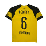 Borussia Dortmund Puma 2018-19 Home Football Shirt - Medium Yellow Polyester