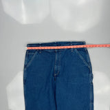 Carhartt Double Knee Carpenter Jeans - 38W 32L Blue Cotton