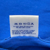 Blank Bvd Single Stitch T-Shirt - XL Blue Cotton