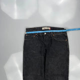 Levis 550 Jeans - 32W 34L Black Cotton