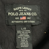 Ralph Lauren Bomber Jacket - Large Black Polyester