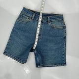 Levis Denim Shorts - 28W UK 10 Blue Denim