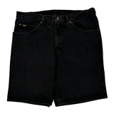 Lee Denim Shorts - 36W 10L Black Cotton