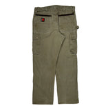 Wrangler Cargo Pants - 36W 32L Khaki Cotton