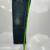 Unbranded Double Knee Jeans - 34W 28L Blue Denim