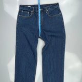 Levis Striped Jeans - 34W 30L Blue Denim