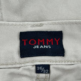 Tommy Jeans Cargo Pants - 36W 32L Beige Cotton