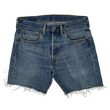 Levis Denim Shorts - 31W 7L Blue Denim
