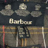 Barbour Wax Parka - Large Green Cotton