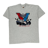 Indy Vip Day 1997 Fruit Of The Loom Single Stitch T-Shirt - XL Grey Cotton Blend