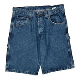 Wrangler Carpenter Shorts - 34W 10L Blue Cotton
