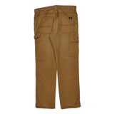 Dickies Carpenter Pants - 34W 32L Brown Cotton Blend