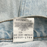 Levis Denim Shorts - 30W 10L Light Wash Cotton