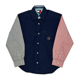 Tommy Hilfiger Striped Shirt - Small Black & White Cotton