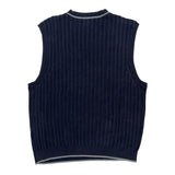 Tommy Hilfiger Sweater Vest - XL Navy Cotton