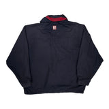 Chaps Ralph Lauren Windbreaker - Large Navy Cotton