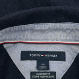 Tommy Hilfiger Polo Shirt - Large Navy Cotton