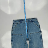 Carhartt Double Knee Carpenter Jeans - 36W 32L Blue Cotton