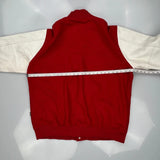 Diamond Supply Co Varsity Jacket - XL Red Cotton Blend