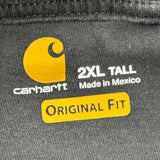 Carhartt Long Sleeve T-Shirt - 2XL Black Cotton