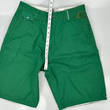 Billabong Graphic Shorts - 31W 12L Green Polyester Blend