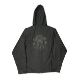 Vintage Manchester United Nike Football Jacket - XL Black Polyester