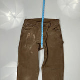 Dickies Carpenter Pants - 30W 31L Brown Cotton