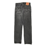 Levis 501 Jeans - 30W 34L Gray Cotton