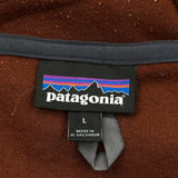 Patagonia Fleece Jacket - Large Brown Polyester