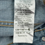 Carhartt Jeans - 38W 27L Blue Cotton Blend