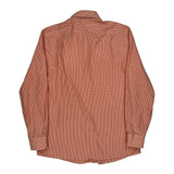 Tommy Hilfiger Checked Shirt - Medium Orange Cotton