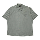 Caldwell Ralph Lauren Checked Short Sleeve Shirt - XL Green Cotton